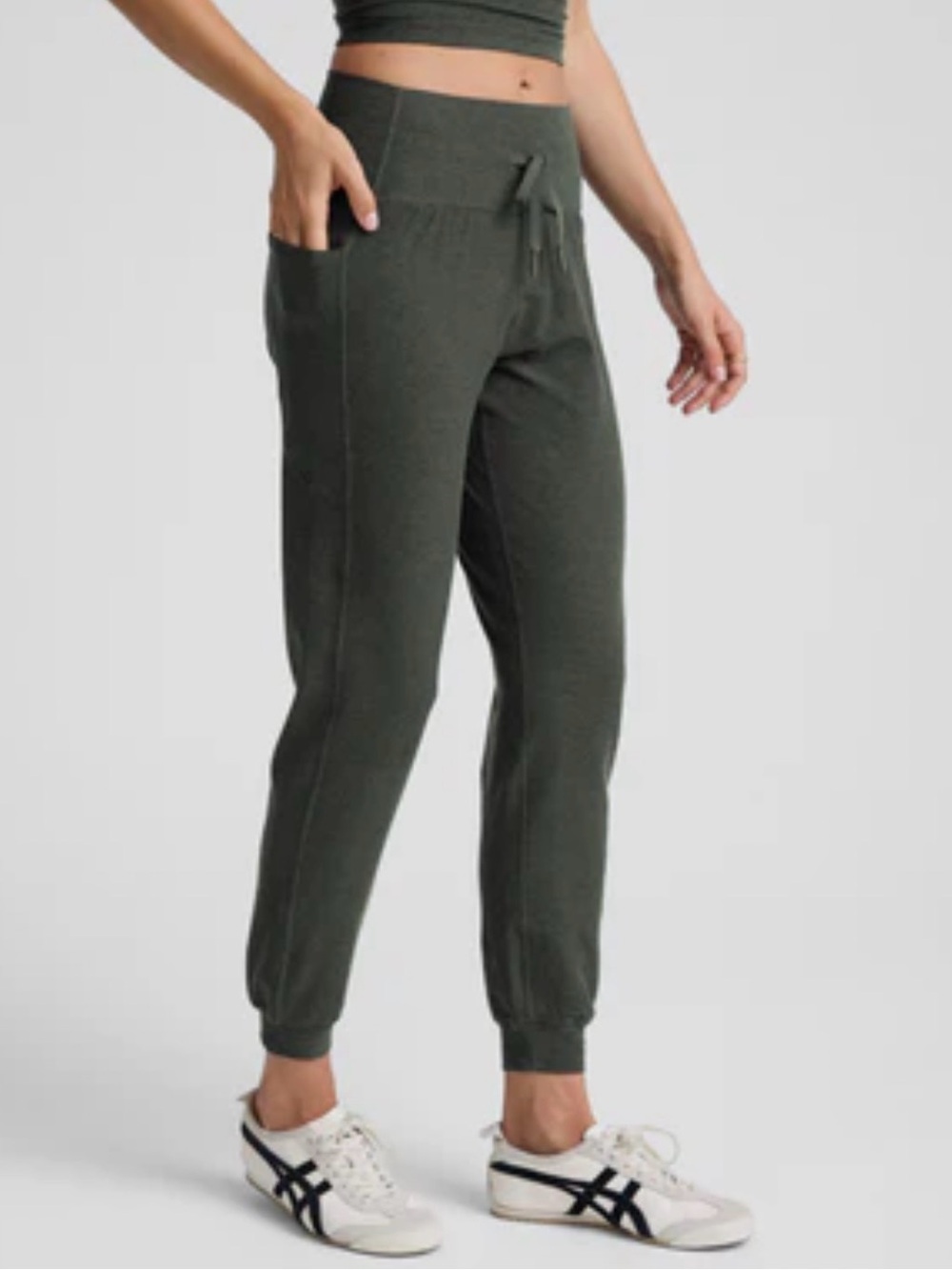 Beyond Yoga Spacedye Pocket Joggers Dusty Forest Heather Medium M
